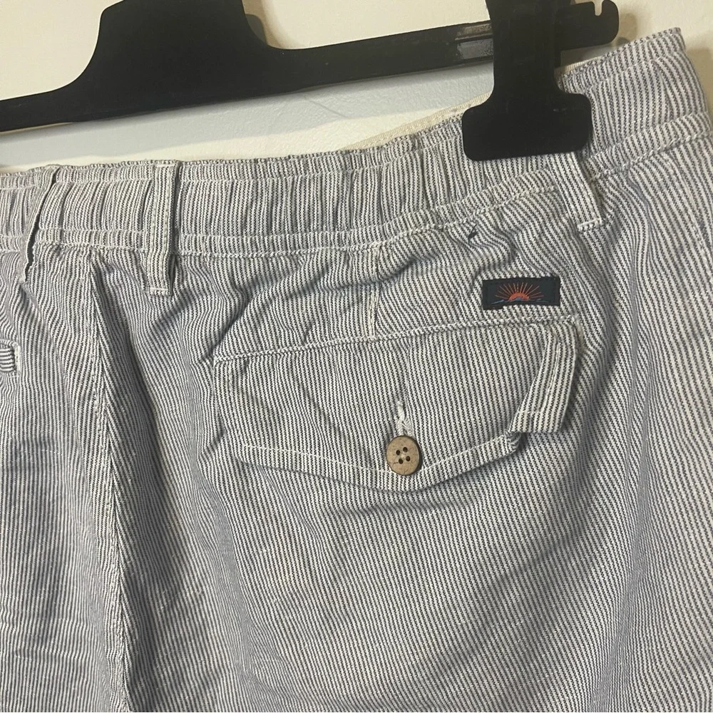 Father Ty Men's Blue Striped Shorts